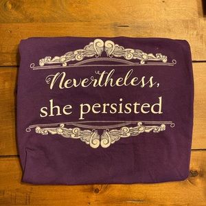 Purple Nevertheless She Persisted T-Shirt